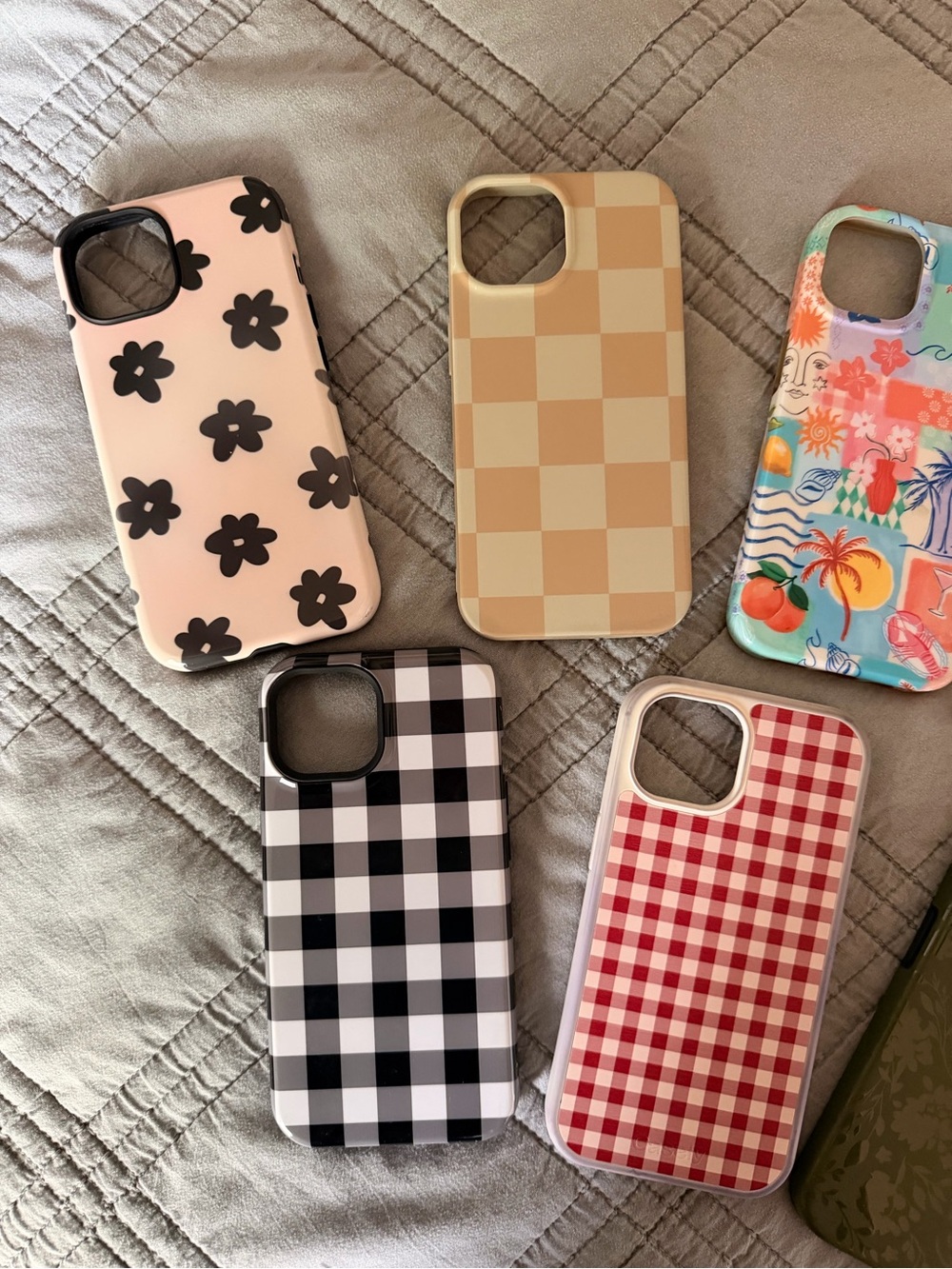 Assorted Patterned Phone Case Set - Mixed Colors - Picture 2 of 5